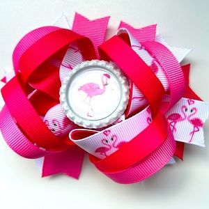 Bow Flamingo Hair
